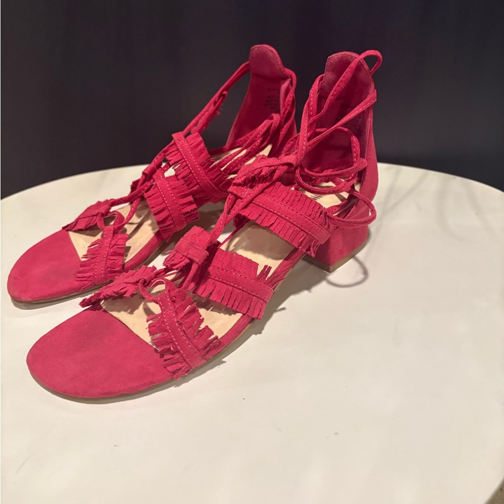Nine West Red Sandals Elegant Design
